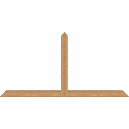Ekena Millwork Portland Timber Gable Bracket, Western Red Cedar, 72"W x 36"H x 1 1/2"D x 3 1/2"F, 12/12 Pitch GBW072X36X0204POR00SWR